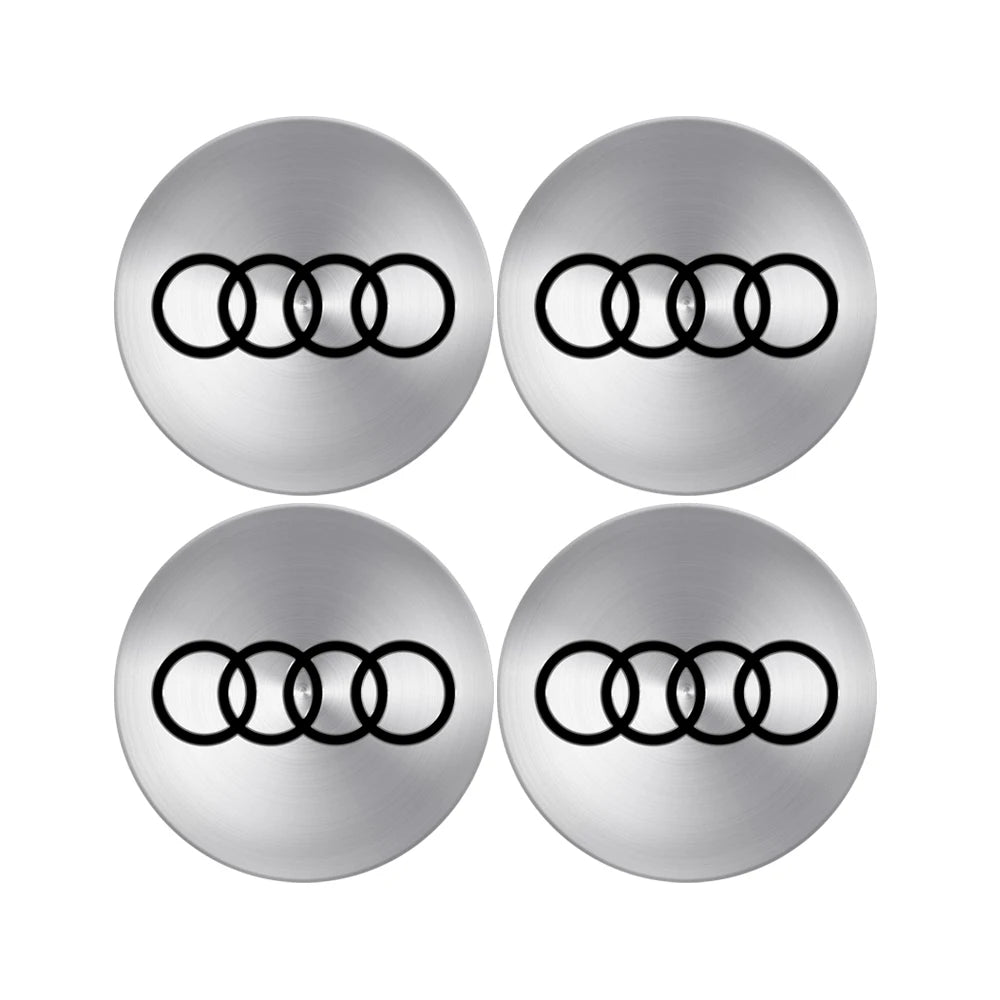 audi wheel center caps