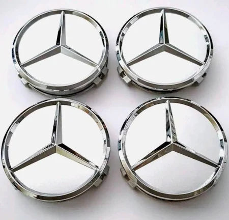Mercedes-Benz Caps Silver 75mm