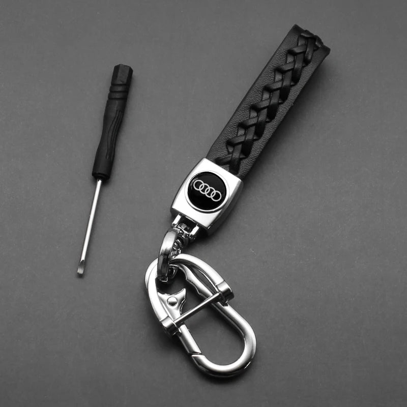 leather key chain for car
