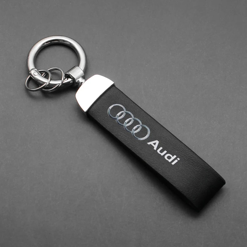 audi leather keychain
