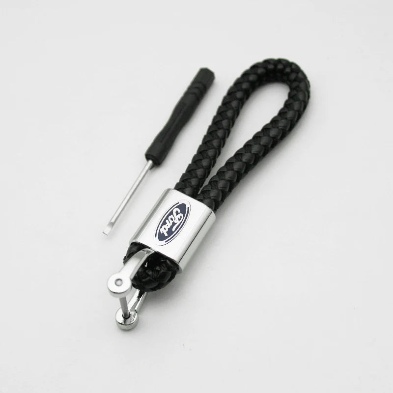 leather keychain for car
