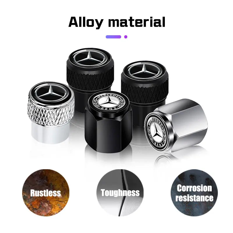 mercedes valve caps
