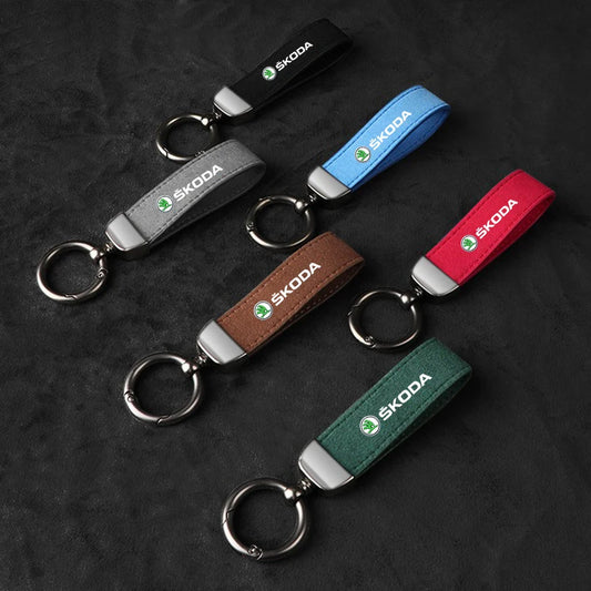 Pendant Auto Accessories - Luxury Leather Keychain