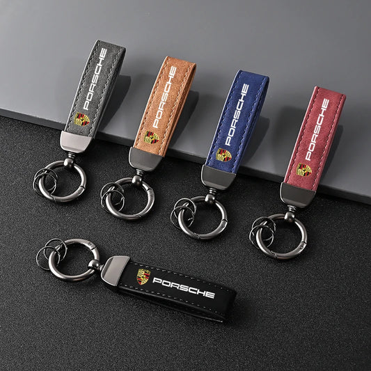 Car Leather Keychain