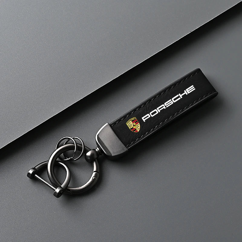 Car Leather Keychain