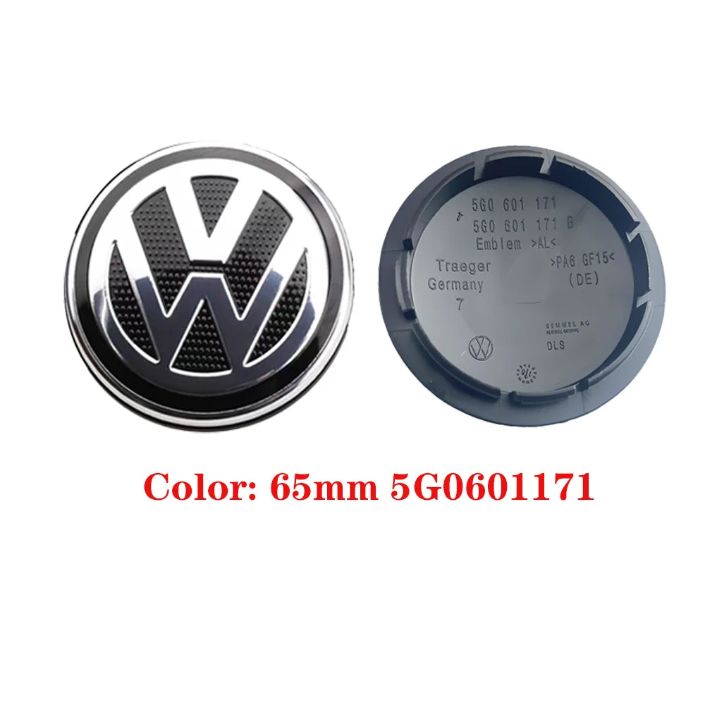 VW Golf Jetta Passat Wheel Center Hub Caps Set