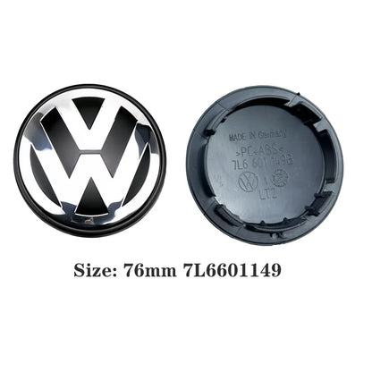 VW Golf Jetta Passat Wheel Center Hub Caps Set