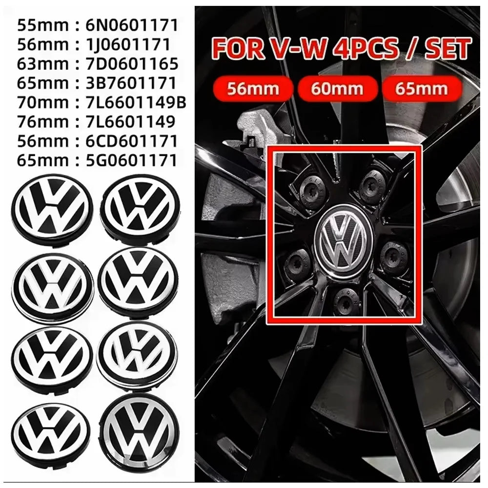 Volkswagen Wheel Caps