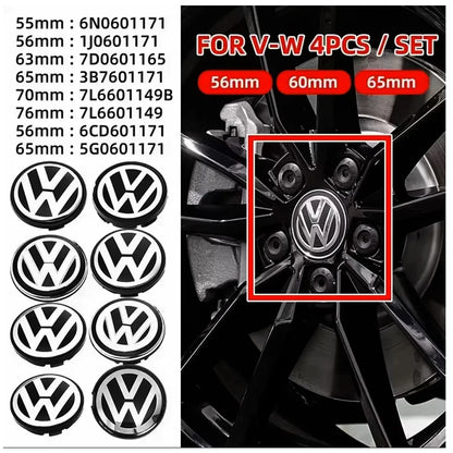 Volkswagen Wheel Caps