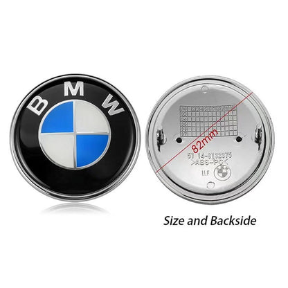 BMW Bonnet Badge 82mm & 74mm– Premium Quality